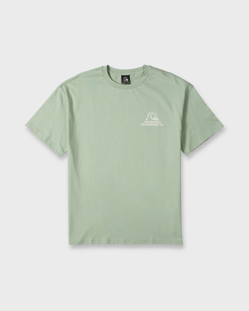 Quiksilver OG Surf Company SS Tee IcebergGreen M