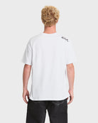 Quiksilver YG Script Sticker Slap SS Tee WHT L