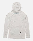 Salty Crew Apex Hood Surf Rashguard - Light Grey L