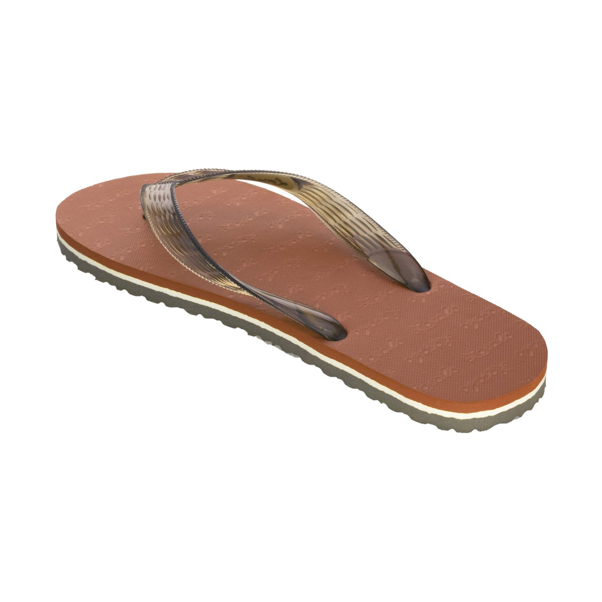 Locals Slippahs Stripe Collection Mens Sandals Brown 9.5/10.5