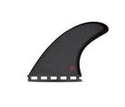 Futures Fins EA Rake Fiberglass Thruster Fin Set Grey-Black M
