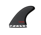 Futures Fins EA Rake Fiberglass Thruster Fin Set Grey-Black M