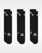 Nike SB Everyday Elevated Crew Sock 900-Black M