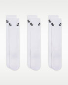 Nike SB Everyday Elevated Crew Sock 910-White L