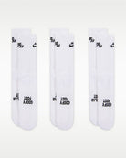 Nike SB Everyday Elevated Crew Sock 910-White M