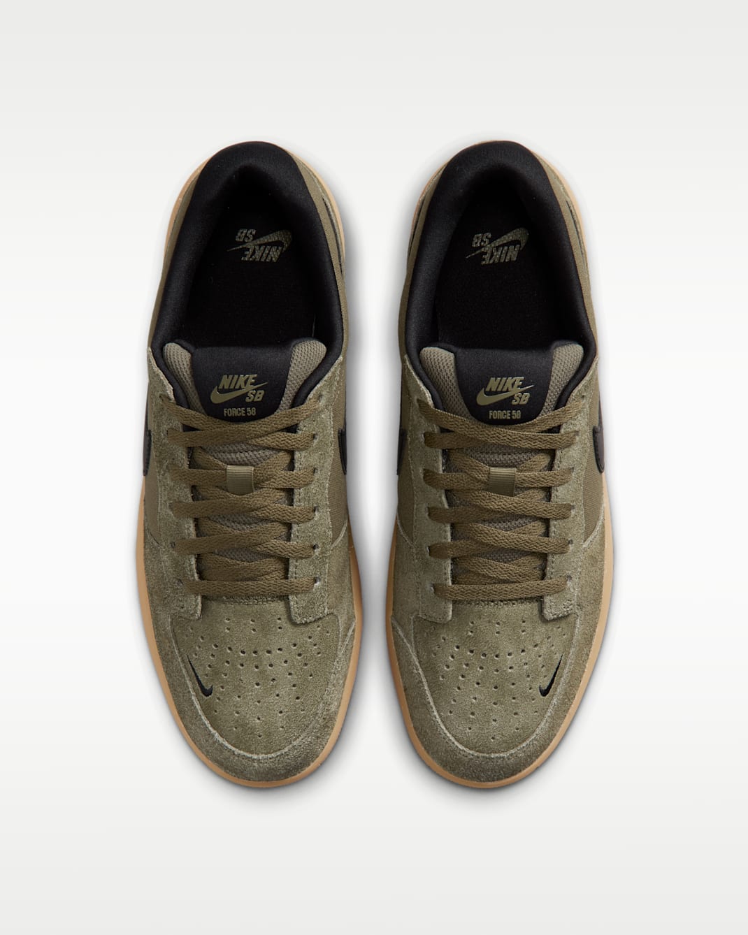 Nike SB Force 58 200-MediumOlive/Gum 11.5