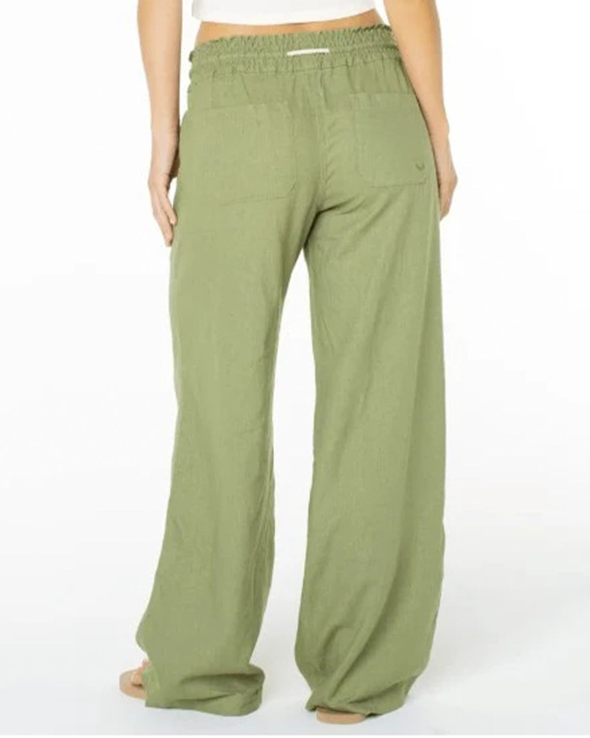 ROXY Oceanside Wide Leg Pants GLD XS