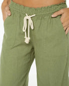 ROXY Oceanside Wide Leg Pants GLD L