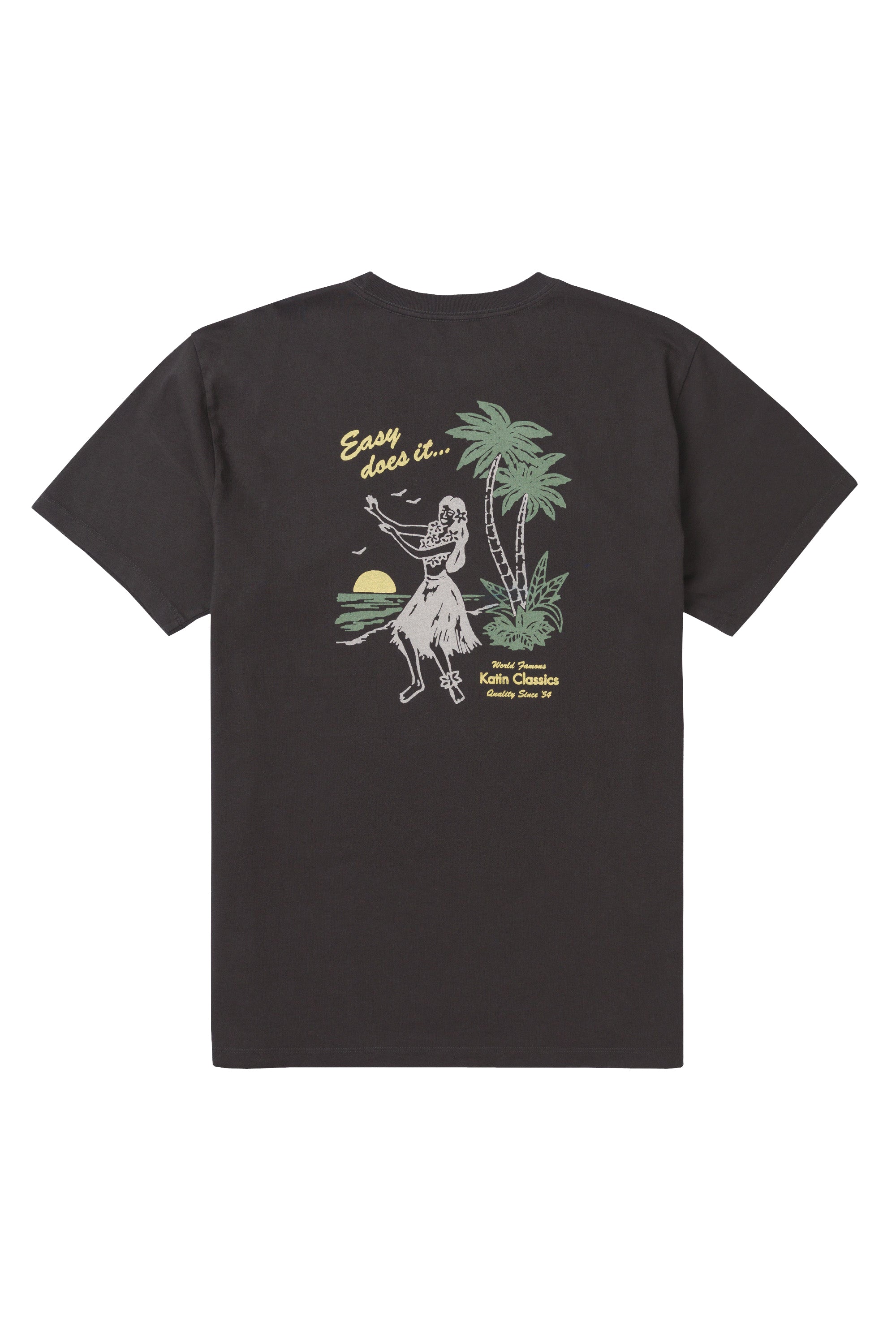 KATIN AUANA TEE BLACK WASH L