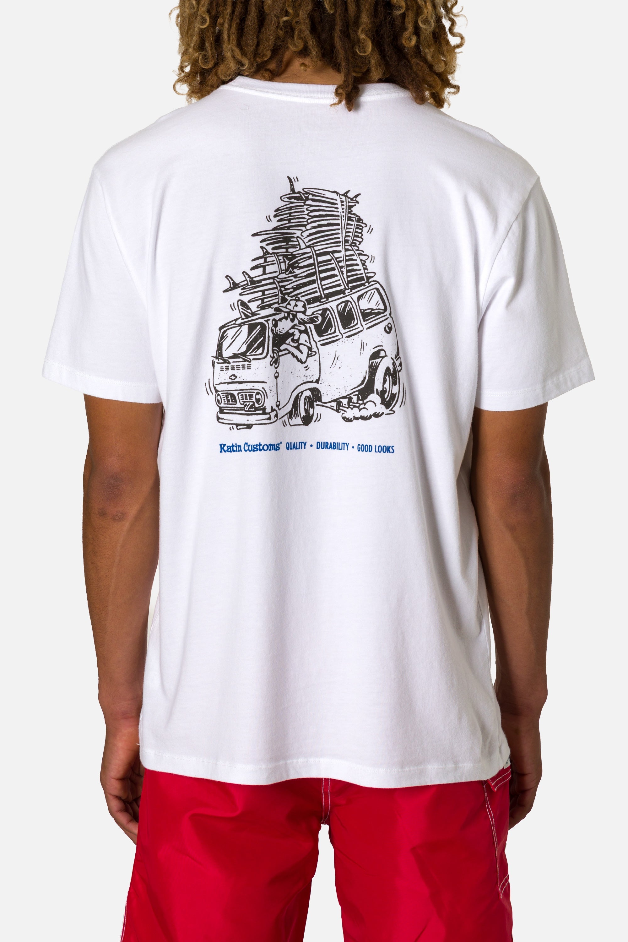 KATIN HAULIN TEE WHITE XL