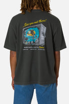 Katin SHERWIN BOX FIT TEE Shirt Black Wash XL