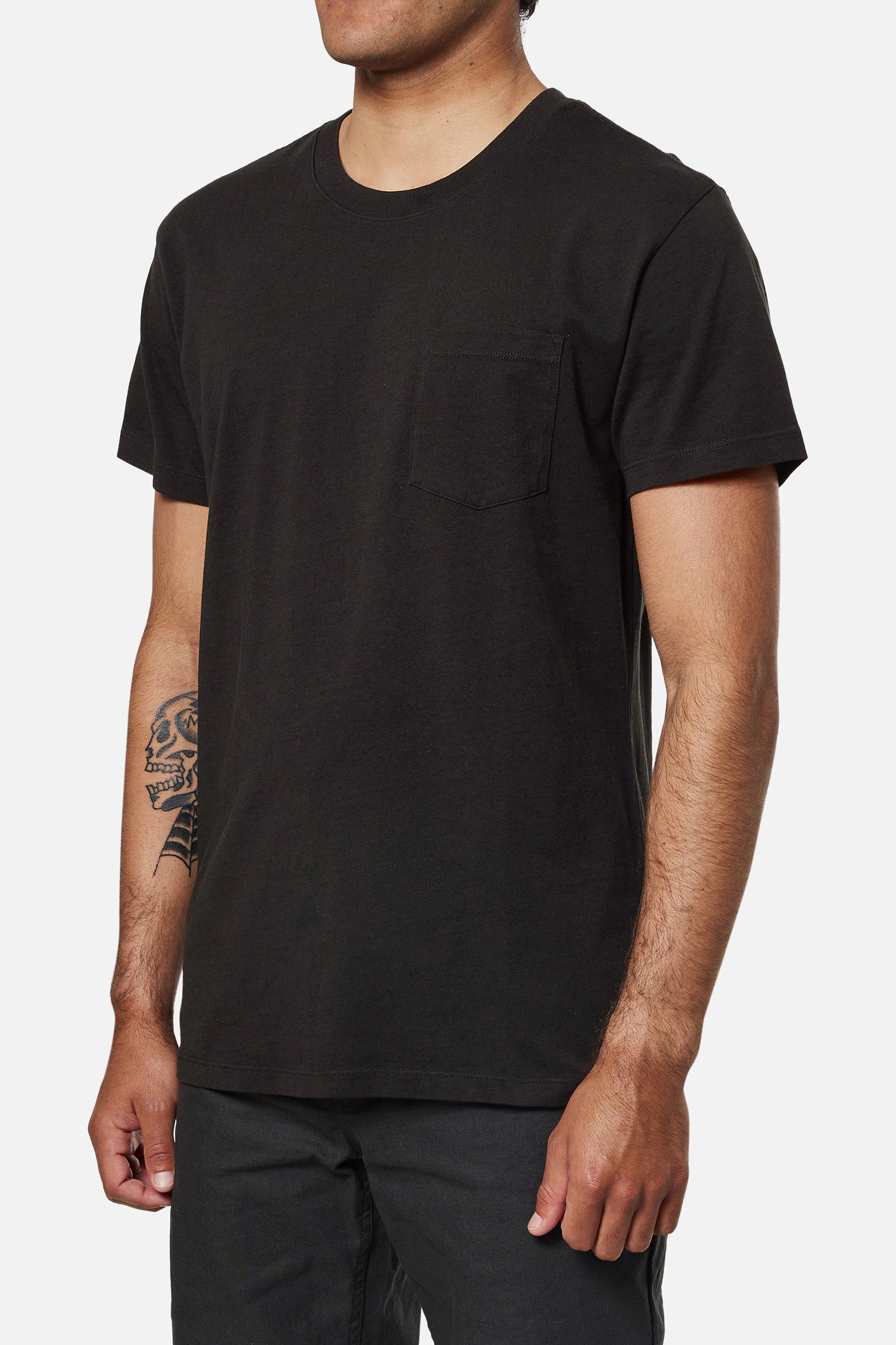 KATIN BASE TEE Black Wash S