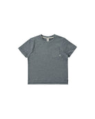 Rylee and Cru Cove Essential Pocket Tee Heathered Midnight 6-7Y