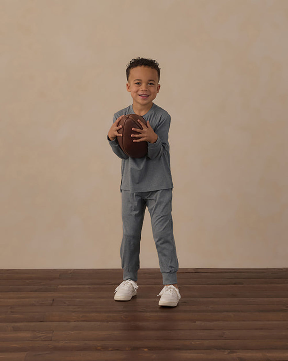 Rylee and Cru Century Tech Jogger Heathered Midnight 8-9Y