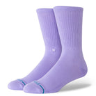 Stance Icon Mens Socks NEONPURPLE L