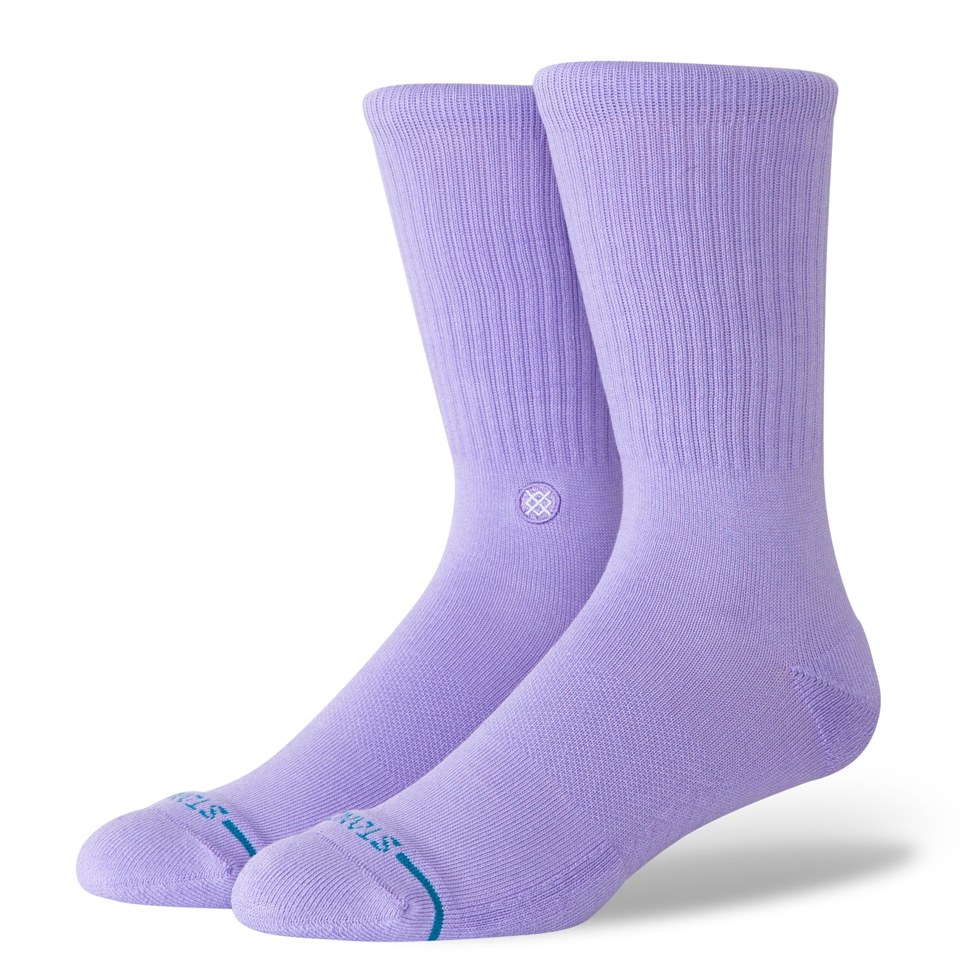 Stance Icon Mens Socks NEONPURPLE L