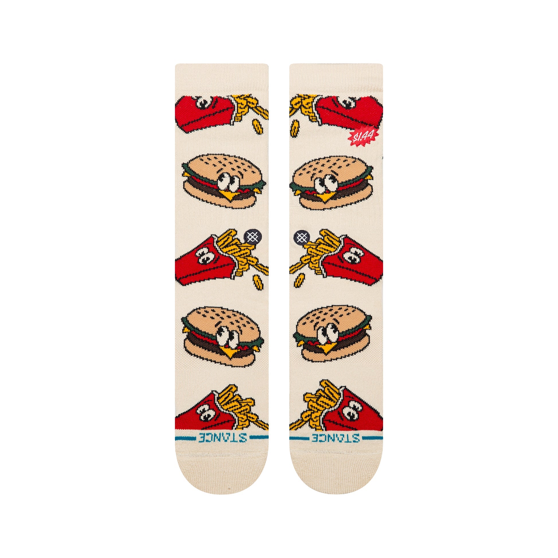 Stance Combo Meal Crew Sock Tan M