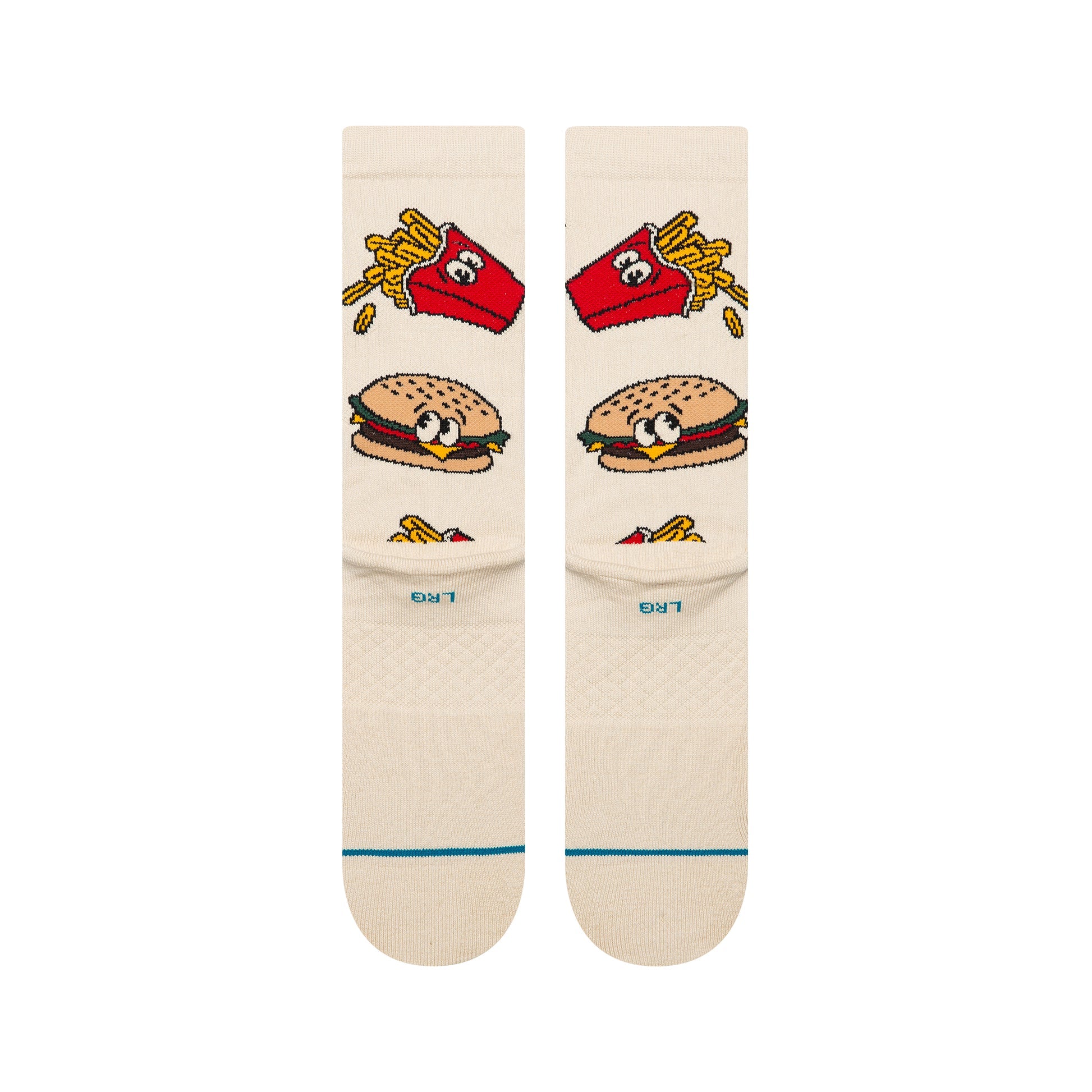 Stance Combo Meal Crew Sock Tan L