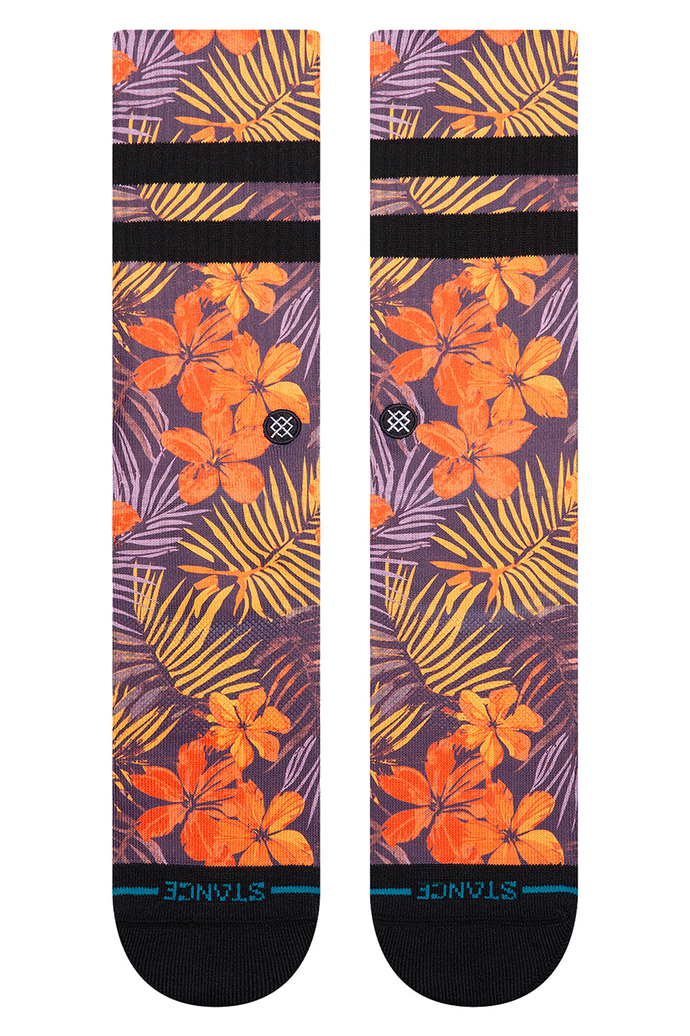 Stance Poipu Crew Socks Orange M
