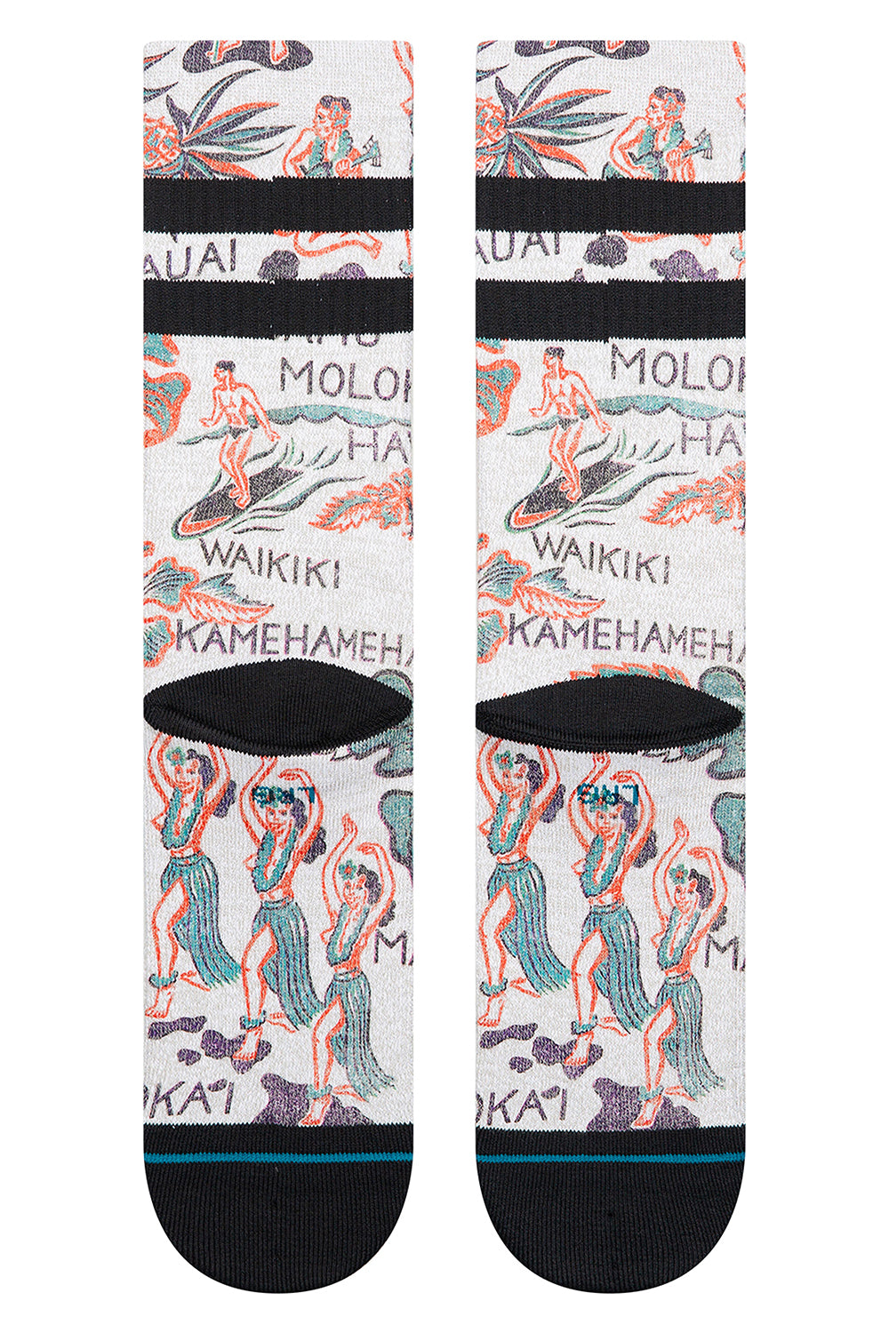 Stance Lei Lei Crew Sock Grey L