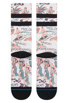 Stance Lei Lei Crew Sock Grey L