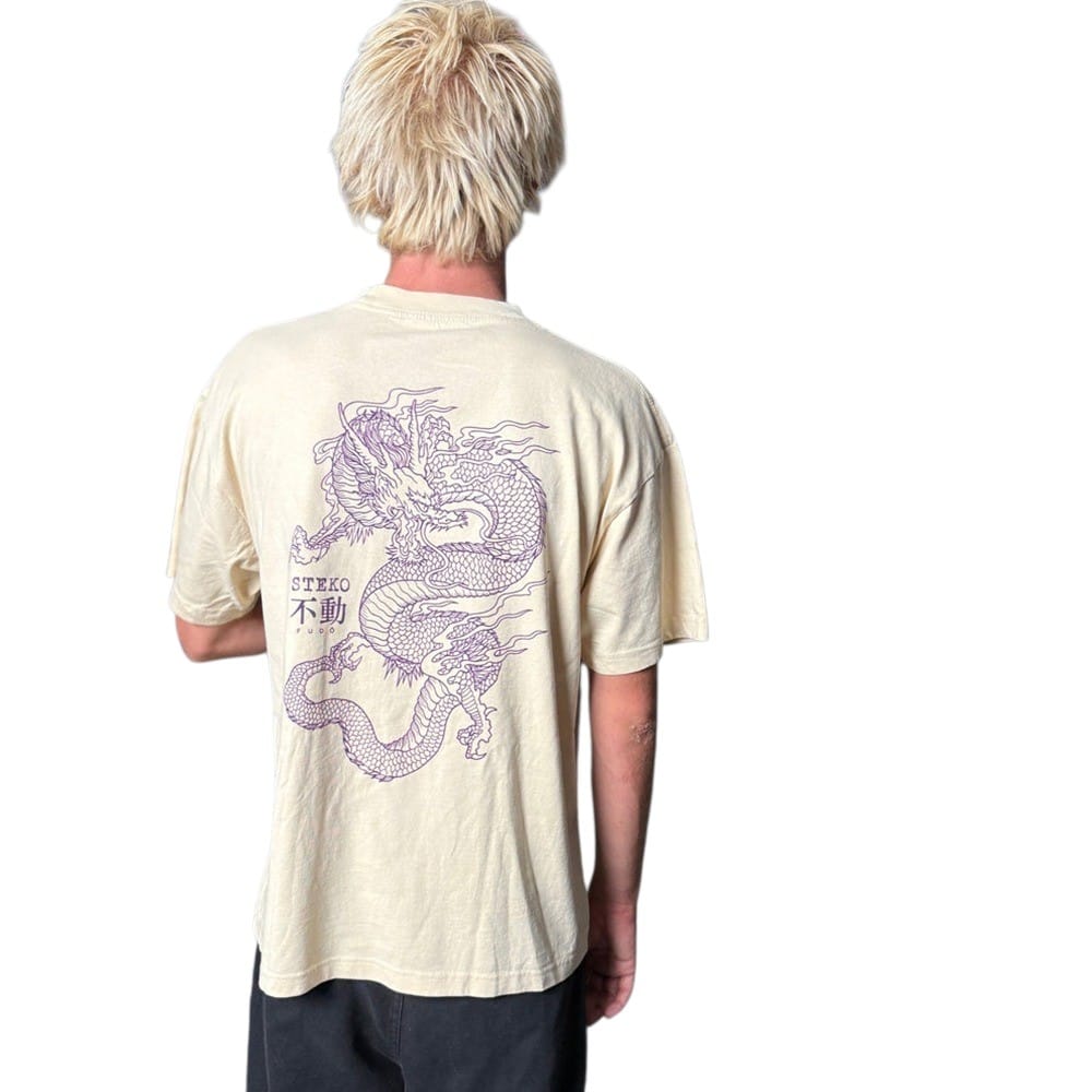 Steko Dragon Fudo SS Tee OFW-OffWhite S