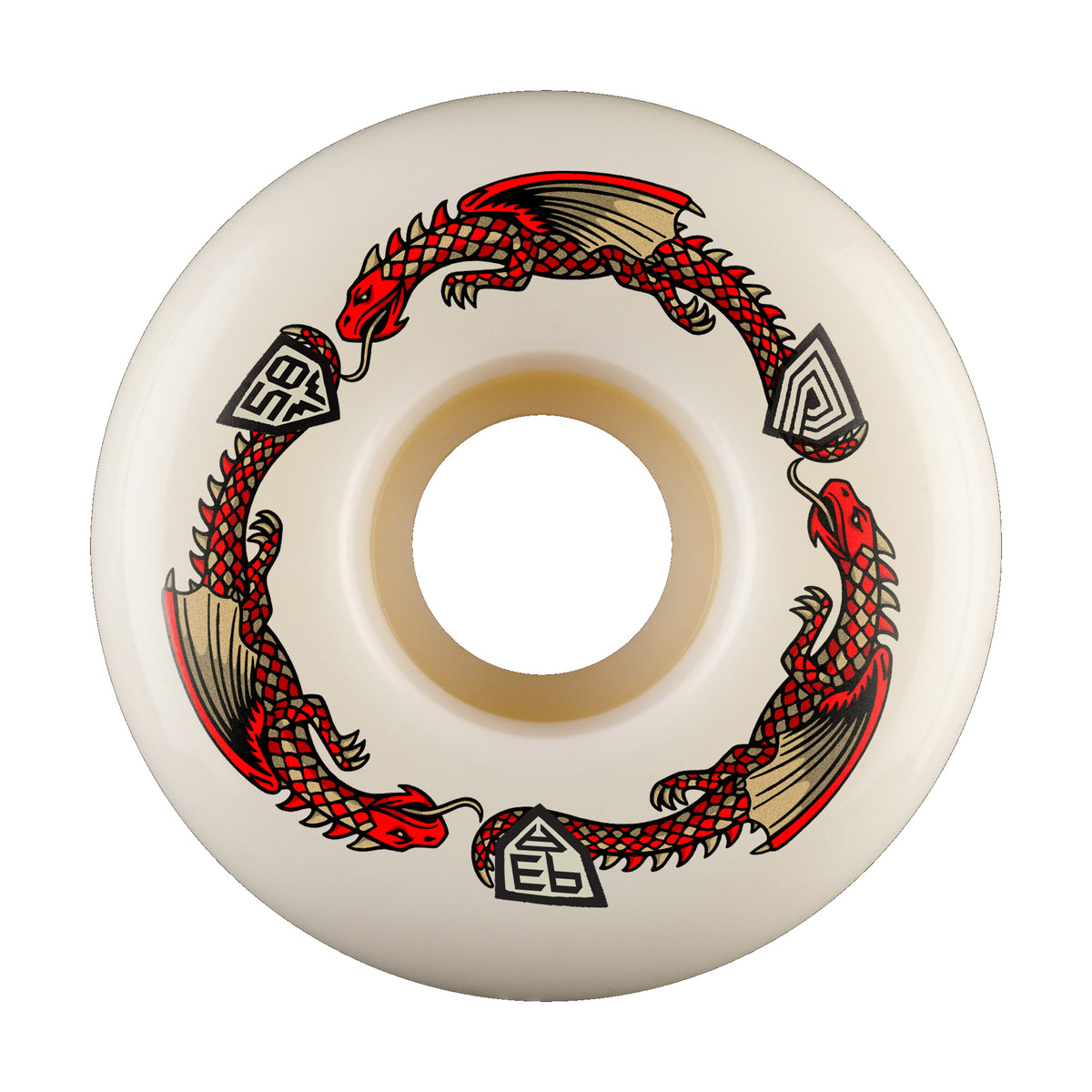 WL PP DRAGON FORMULA RED 93A OFF WHITE 4PK 58X38MM V7