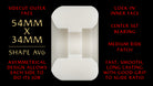 WL PP DRAGON FORMULA RED 93A OFF WHITE 4PK 54X34MM AV6