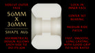 WL PP DRAGON FORMULA RED 93A OFF WHITE 4PK 56X36MM AV6
