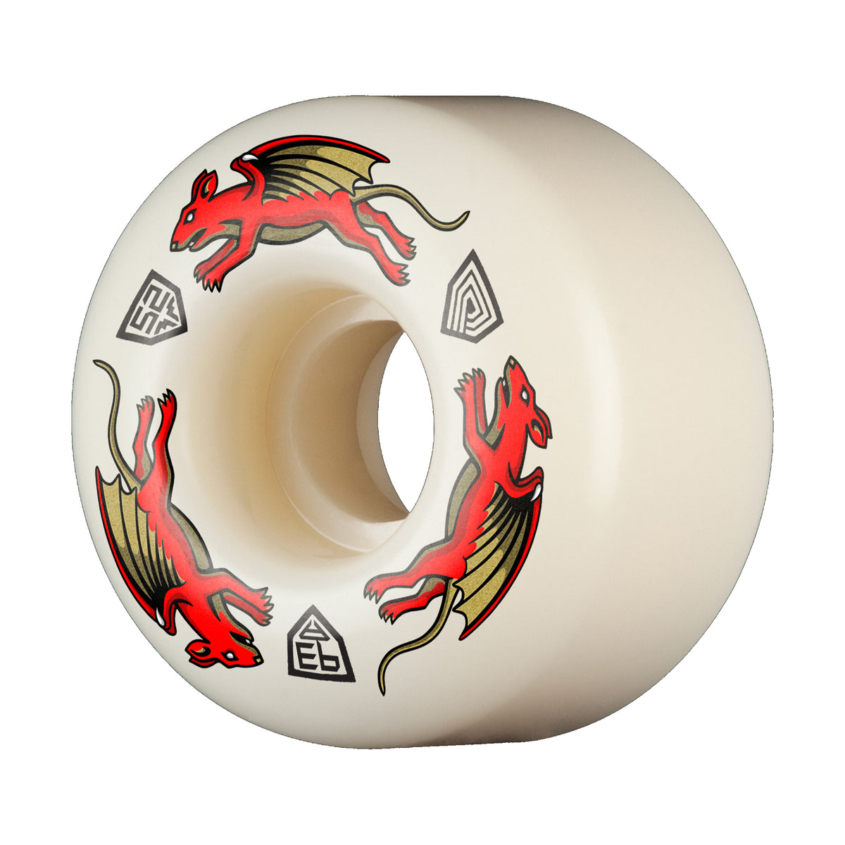 WL PP DRAGON FORMULA RED 93A OFF WHITE 4PK 52X34MM AV4