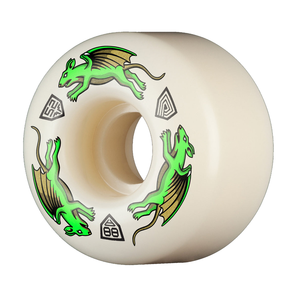 WL PP DRAGON FORMULA GREEN 88A OFF WHITE 4PK AV4 52X34MM