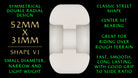 WL PP DRAGON FORMULA GREEN 88A OFF WHITE 4PK V1 52X31MM