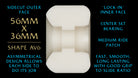 WL PP DRAGON FORMULA BLUE 97A OFF WHITE 4 PK AV6 56X36MM