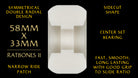 WL PP DRAGON FORMULA YELLOW 95A OFF WHITE 4PK RB2 58X33MM