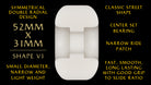 WL PP DRAGON FORMULA YELLOW 95A OFF WHITE 4PK V1 52X31MM