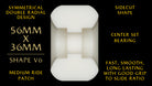 WL PP DRAGON FORMULA YELLOW 95A OFF WHITE 4PK V6 56X36MM