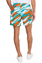 Chubbies The Color Blitz Dolphins Classic Swim Trunk Teal/Orange M