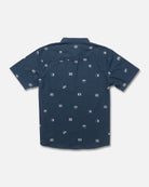 SALTY CREW FLAGSHIP UV BUTTON UP Midnight Navy XXL