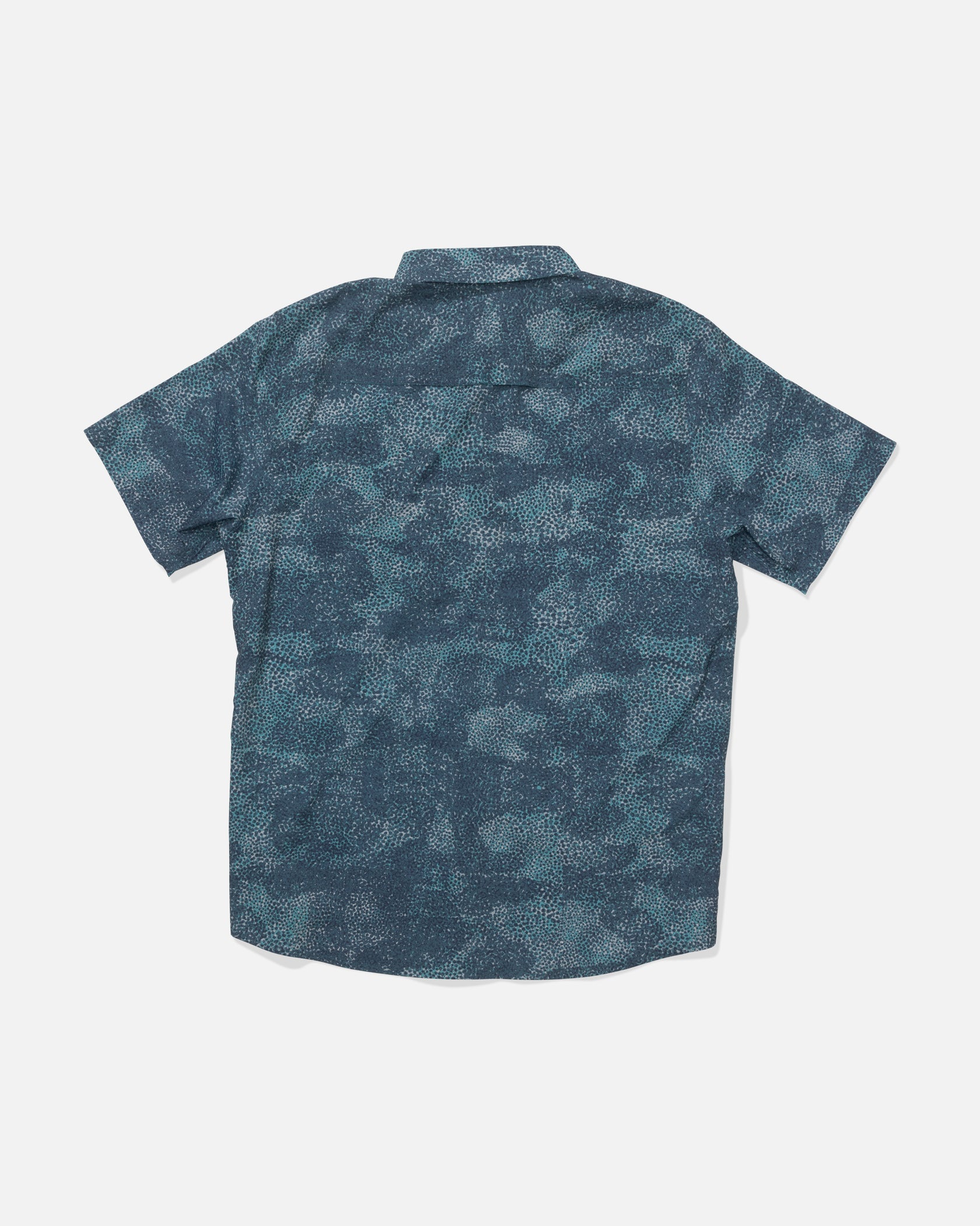 SALTY CREW FLAGSHIP UV BUTTON UP Dark Navy L