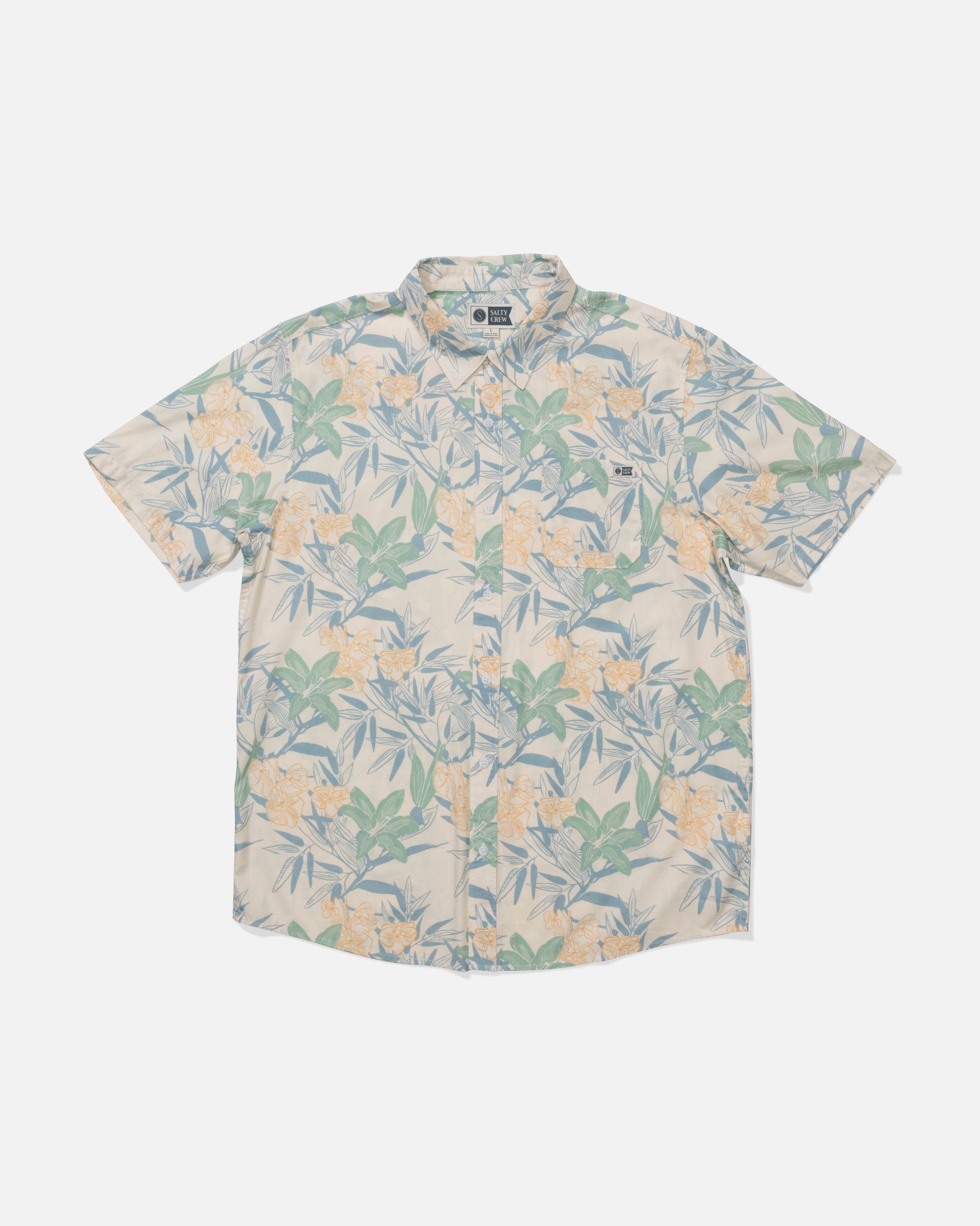 SALTY CREW CREW SS BUTTON UP Off White XXL