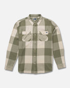 SALTY CREW DAYBREAK FLANNEL Birch Four Leaf Clover S