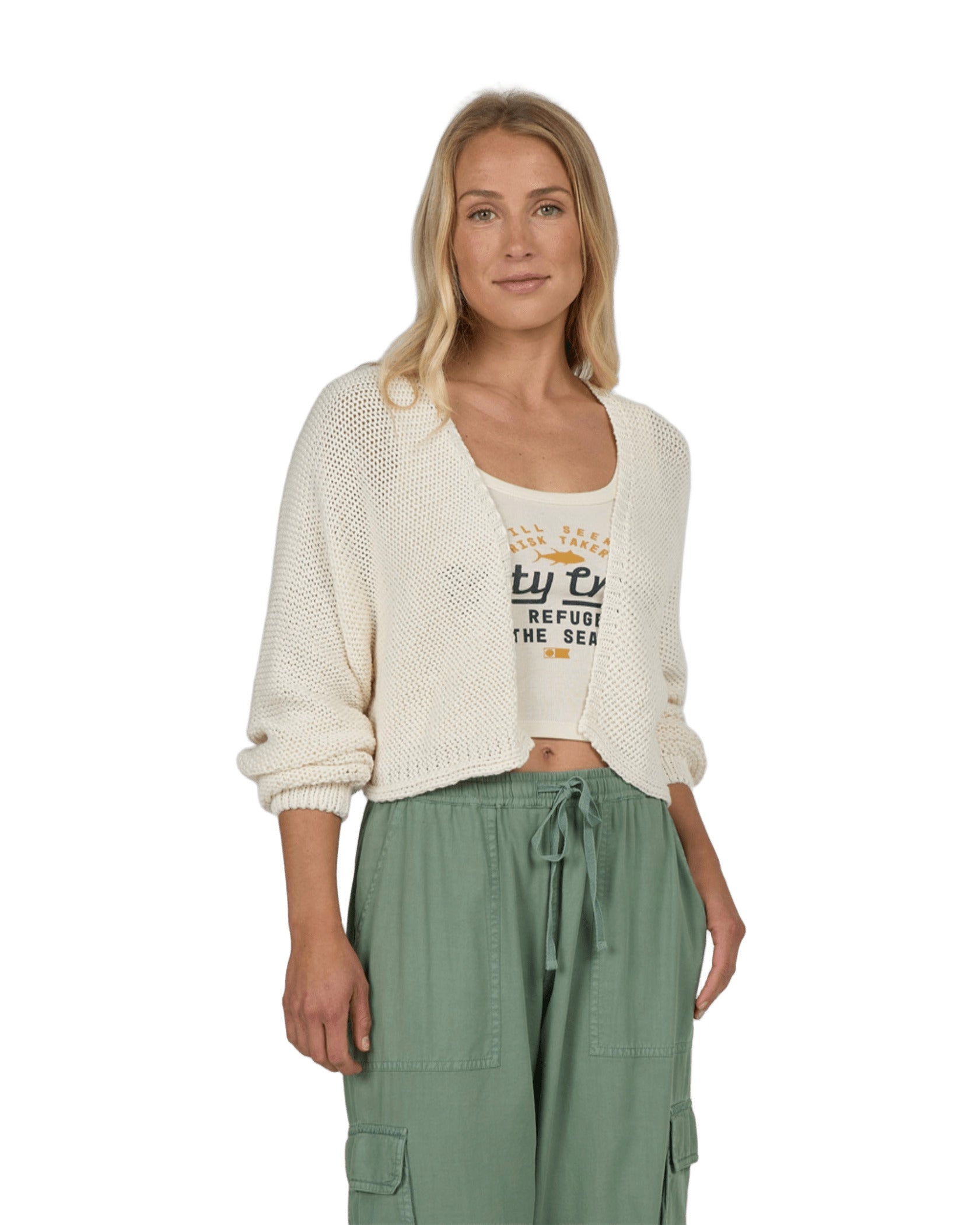 SALTY CREW NAVIGATOR CARDIGAN Off White M