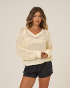 Salty Crew Surge Sweater - Off White S