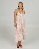 SALTY CREW DREAMLAND MIDI DRESS Off White M