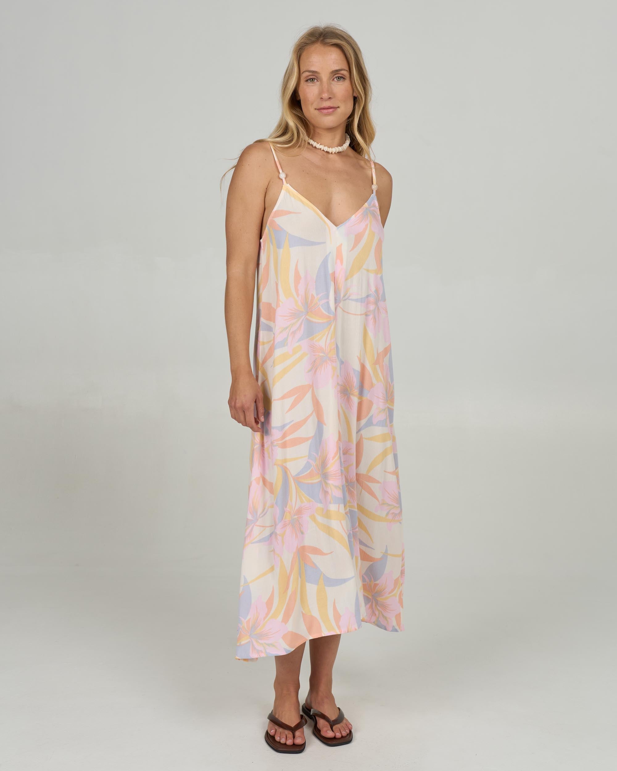 SALTY CREW DREAMLAND MIDI DRESS Off White M
