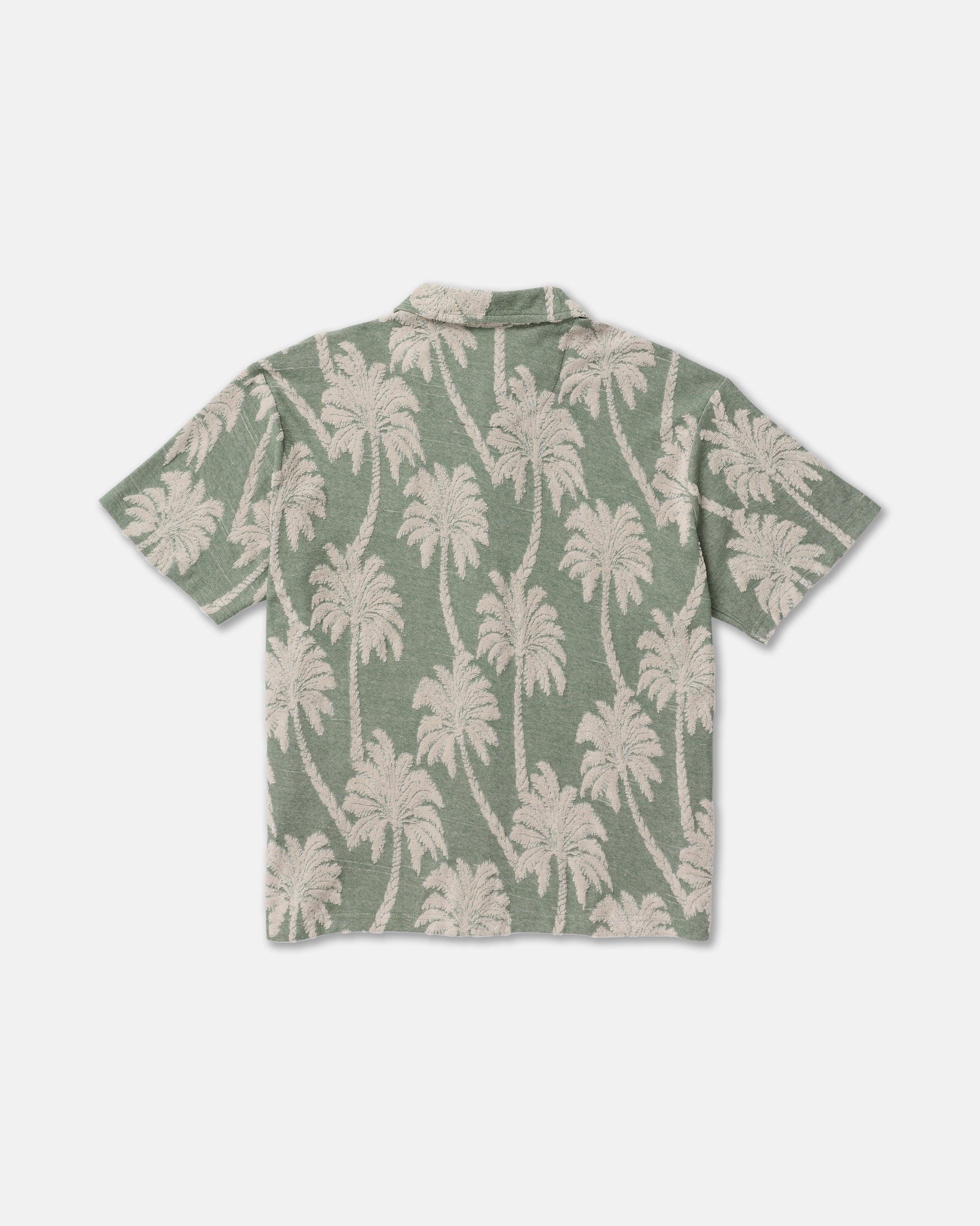 RVCA PALM FALL SS WOVEN GNB0-JADE XL