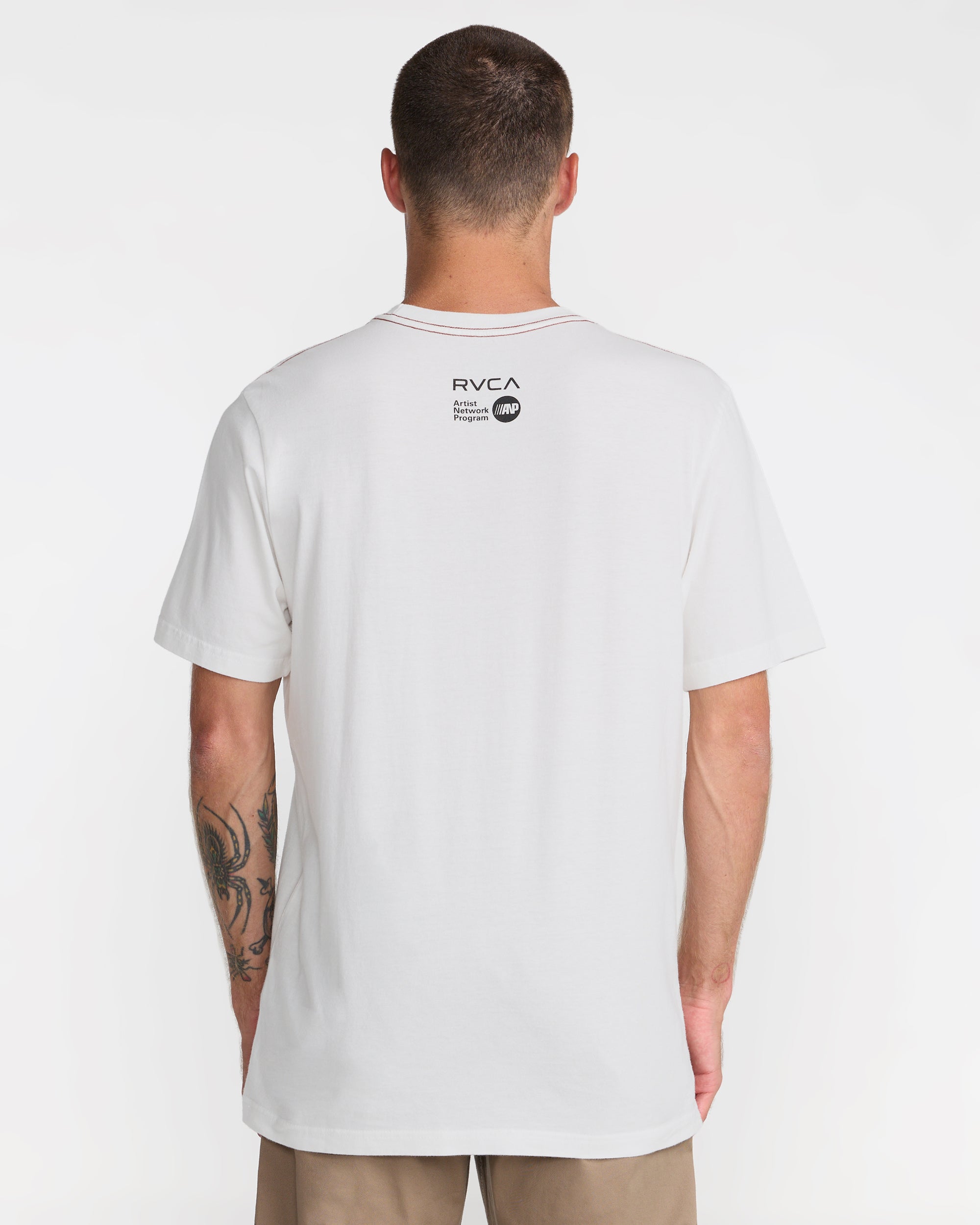 RVCA EVOLUTION SS ANW-ANTIQUE WHITE L