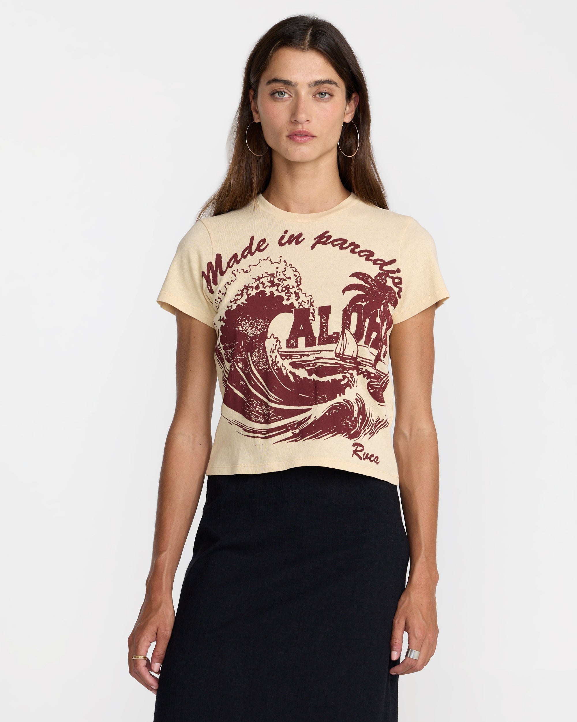 RVCA Made IN Paradise Light Tan M