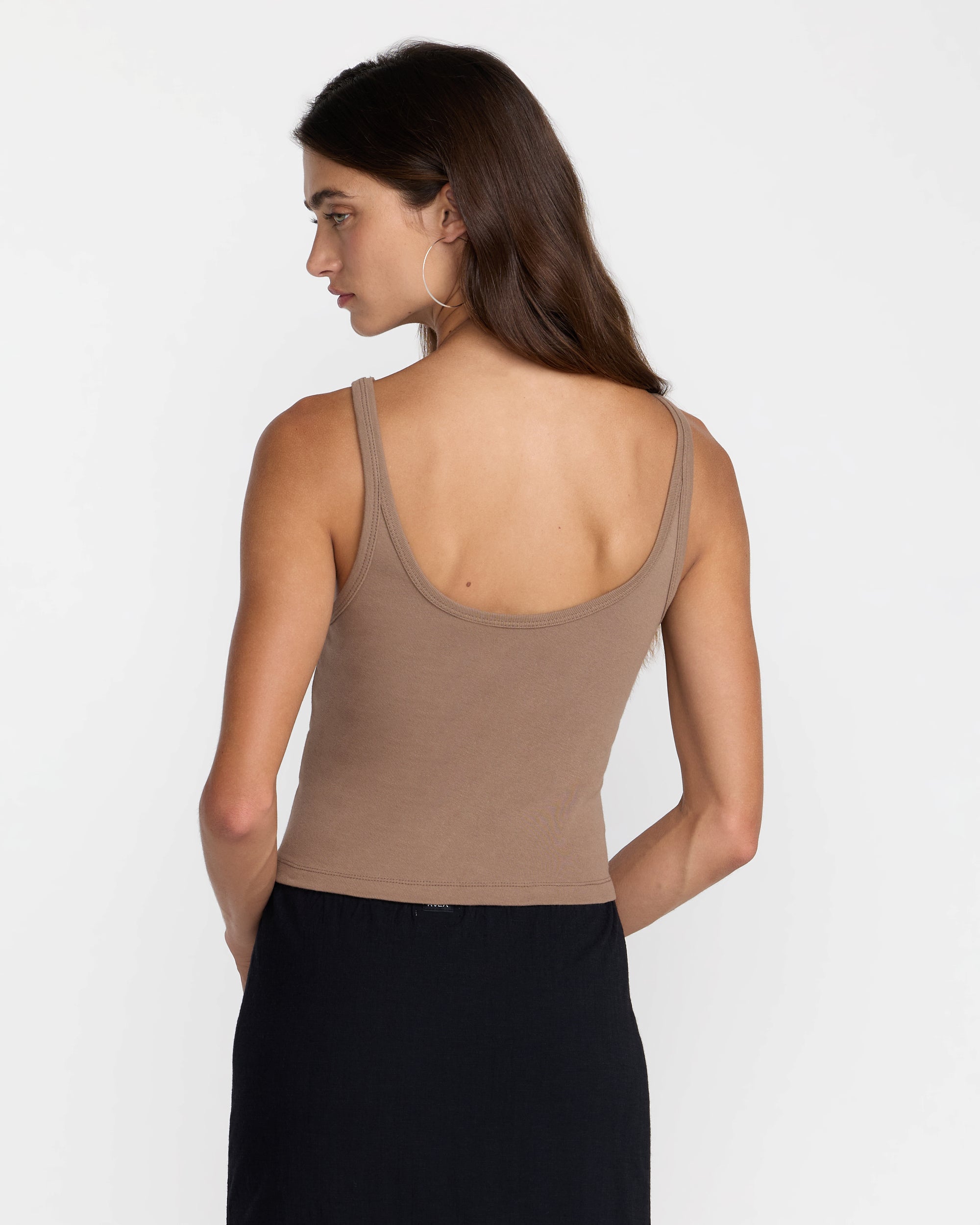 RVCA Fading Sun Tank Cocoa M