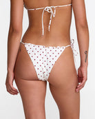 RVCA Dot Ruffle Skimpy Tie Whisper White XS